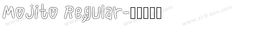 Mojito Regular字体转换
